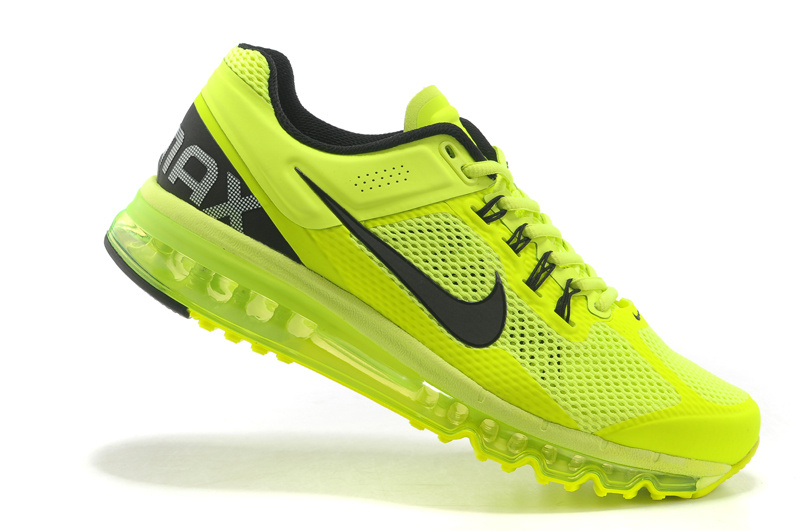 Nike Air Max 2013 Vert Pour Homme Pas Cher